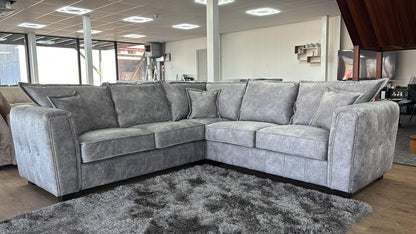 Regent Sofa Grey Large Corner