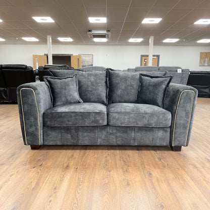 Regent Sofa Black 2 Seater