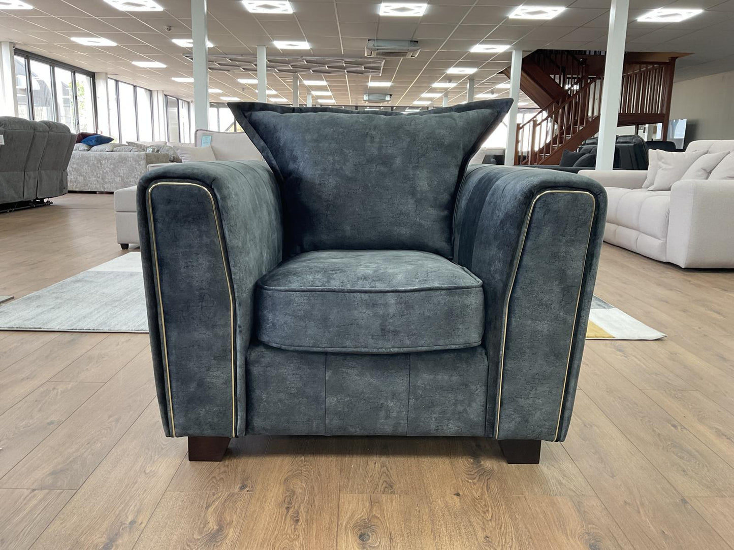 Regent Sofa Black Armchair