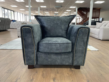 Regent Sofa Black Armchair