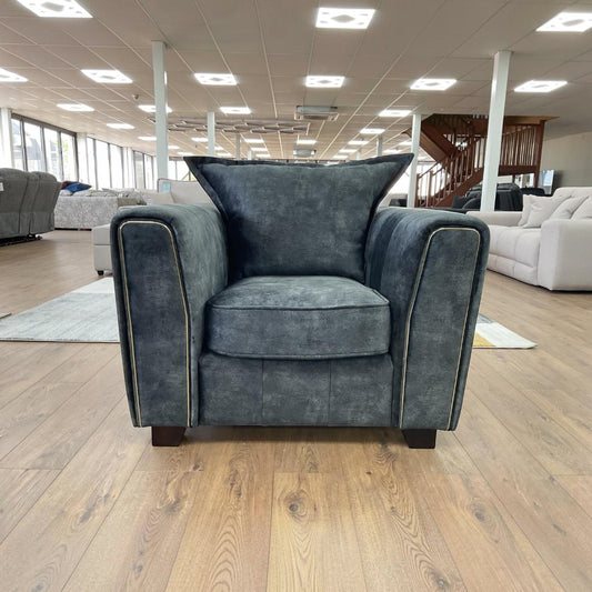 Regent Sofa Black Armchair