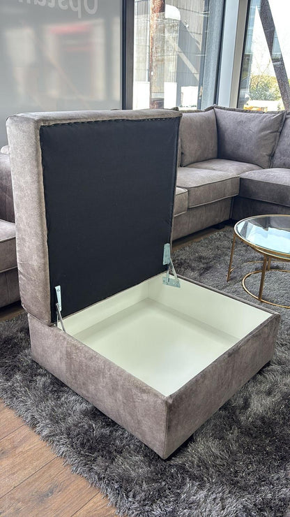 Regent Sofa Brown Footstool