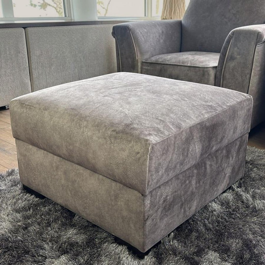 Regent Sofa Brown Footstool