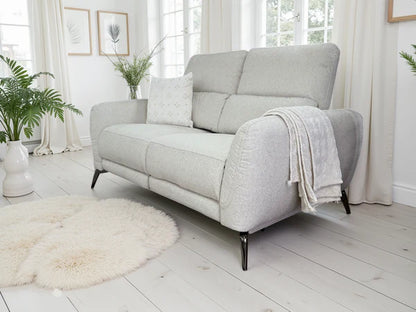 Sorrento Recliner Fabric 2 Seater - Beige