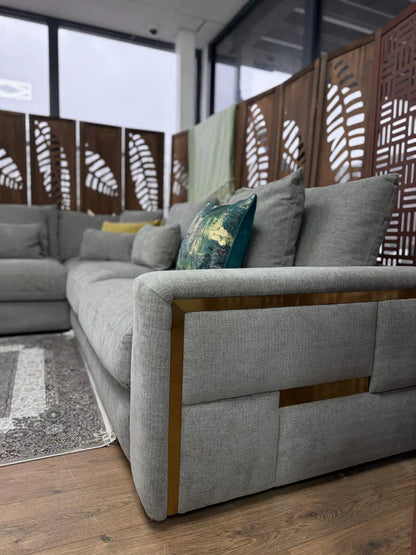 Sofia Grey Large Corner Sofa
