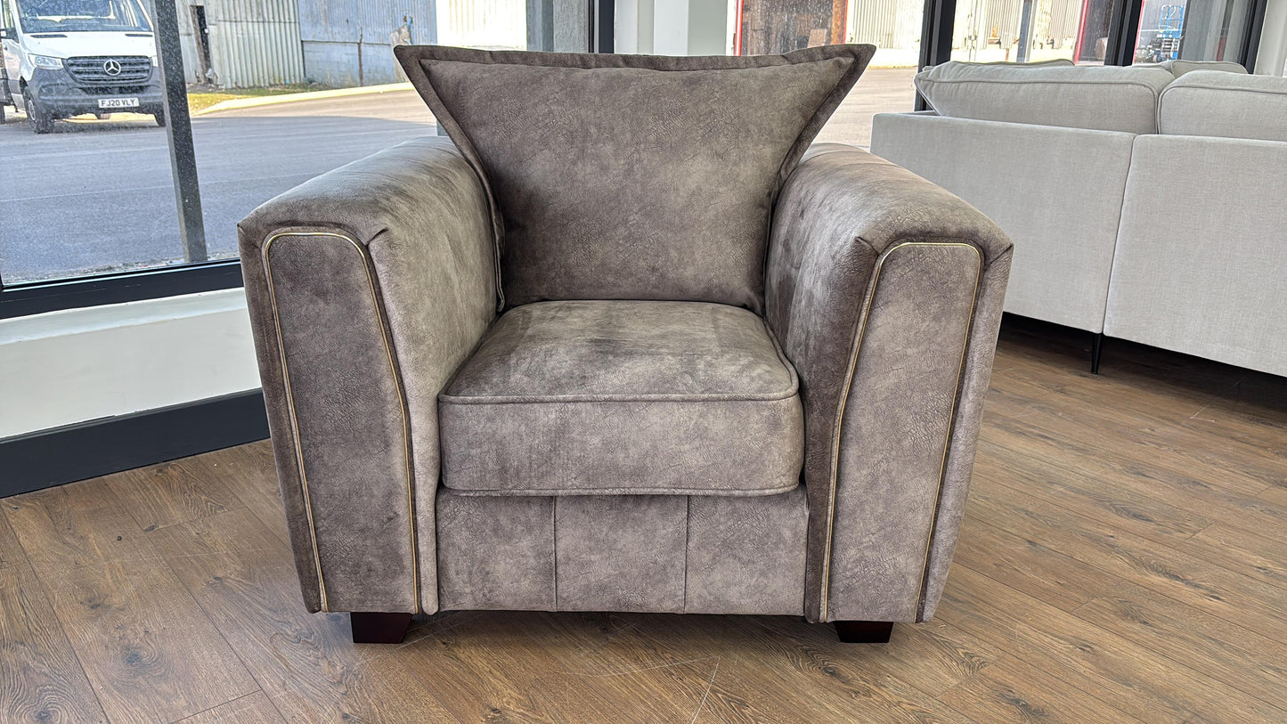 Regent Sofa Brown Armchair