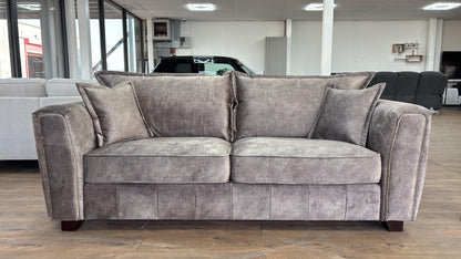 Regent Sofa Brown 3 Seater