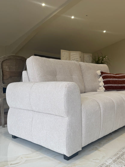 Oslo Beige Fabric 3+2 Sofa Set