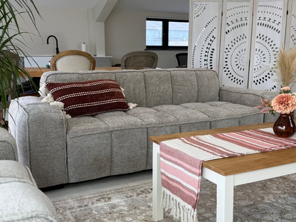 Bellmore Sofa Beige 3 Seater