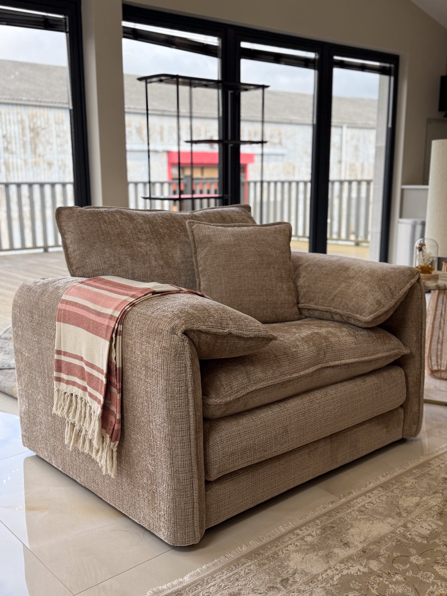 Astoria Sofa Beige Armchair
