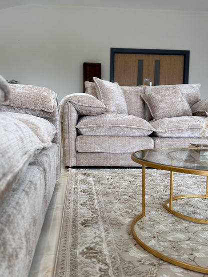Astoria Sofa Beige 3 Seater