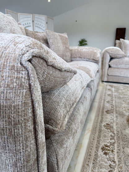 Astoria Sofa Beige 3 Seater