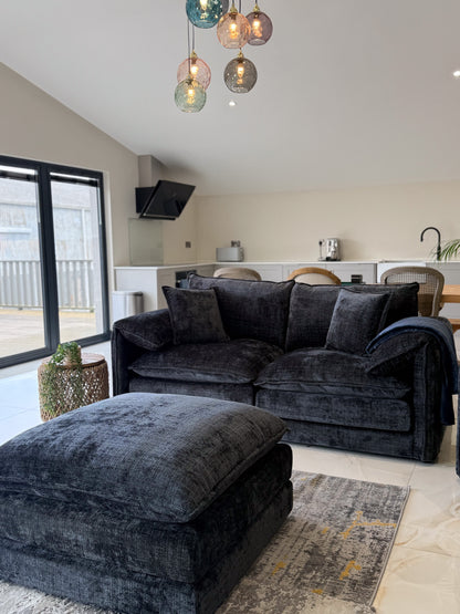 Astoria Sofa Black 3 Seater