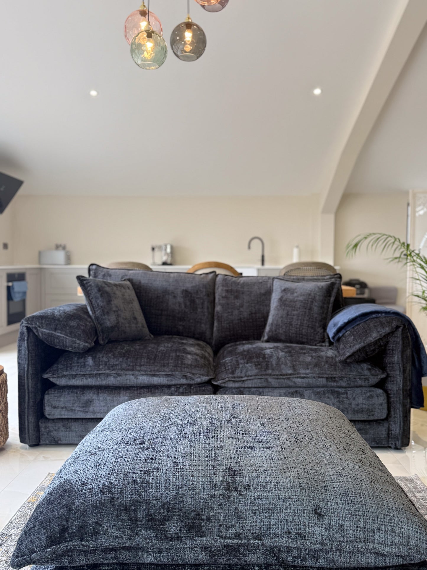 Astoria Sofa Black 3 Seater