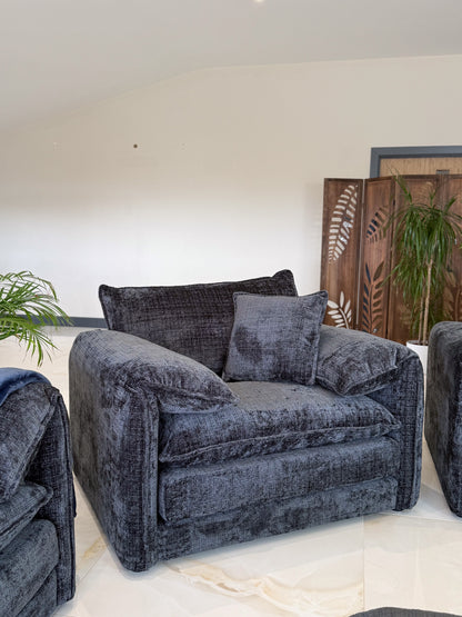 Astoria Sofa Black Armchair