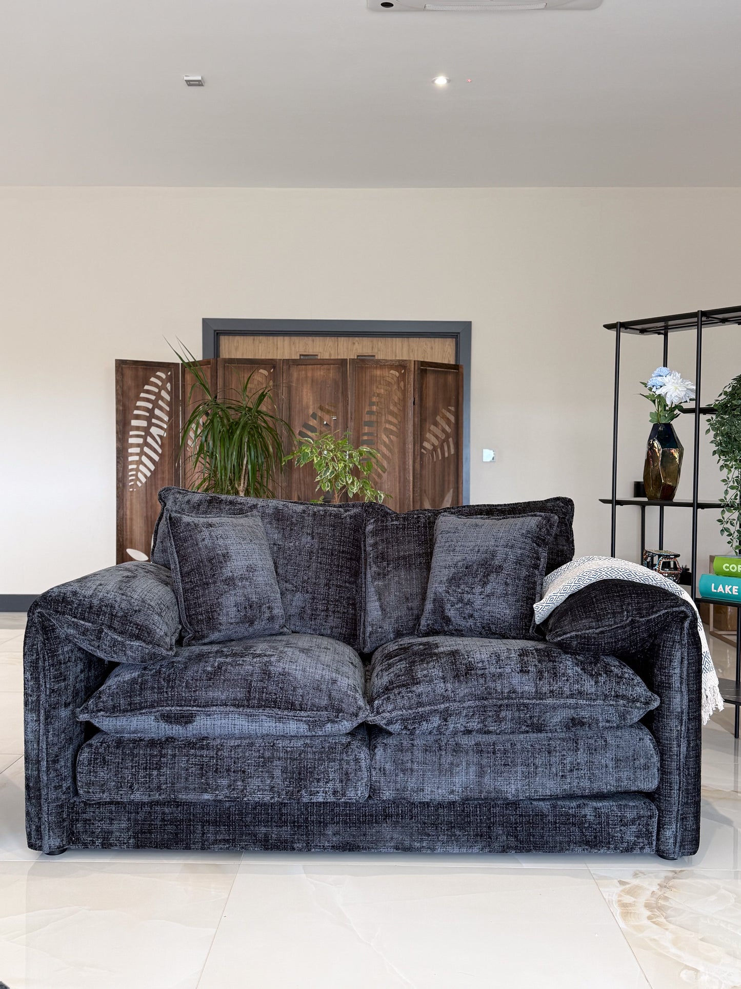 Astoria Sofa Black 2 Seater