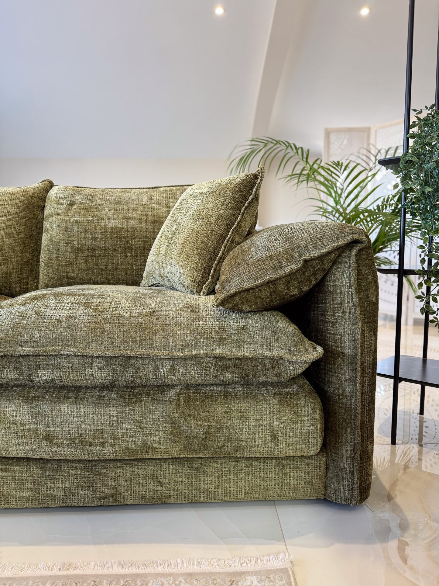 Astoria Sofa Green 3 Seater