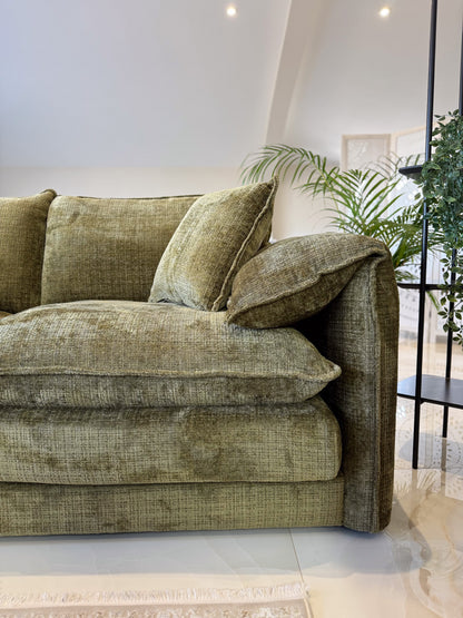 Astoria Sofa Green 3 Seater