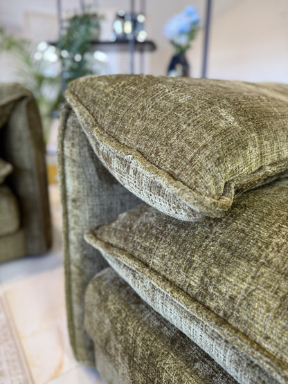 Astoria Sofa Green 3 Seater