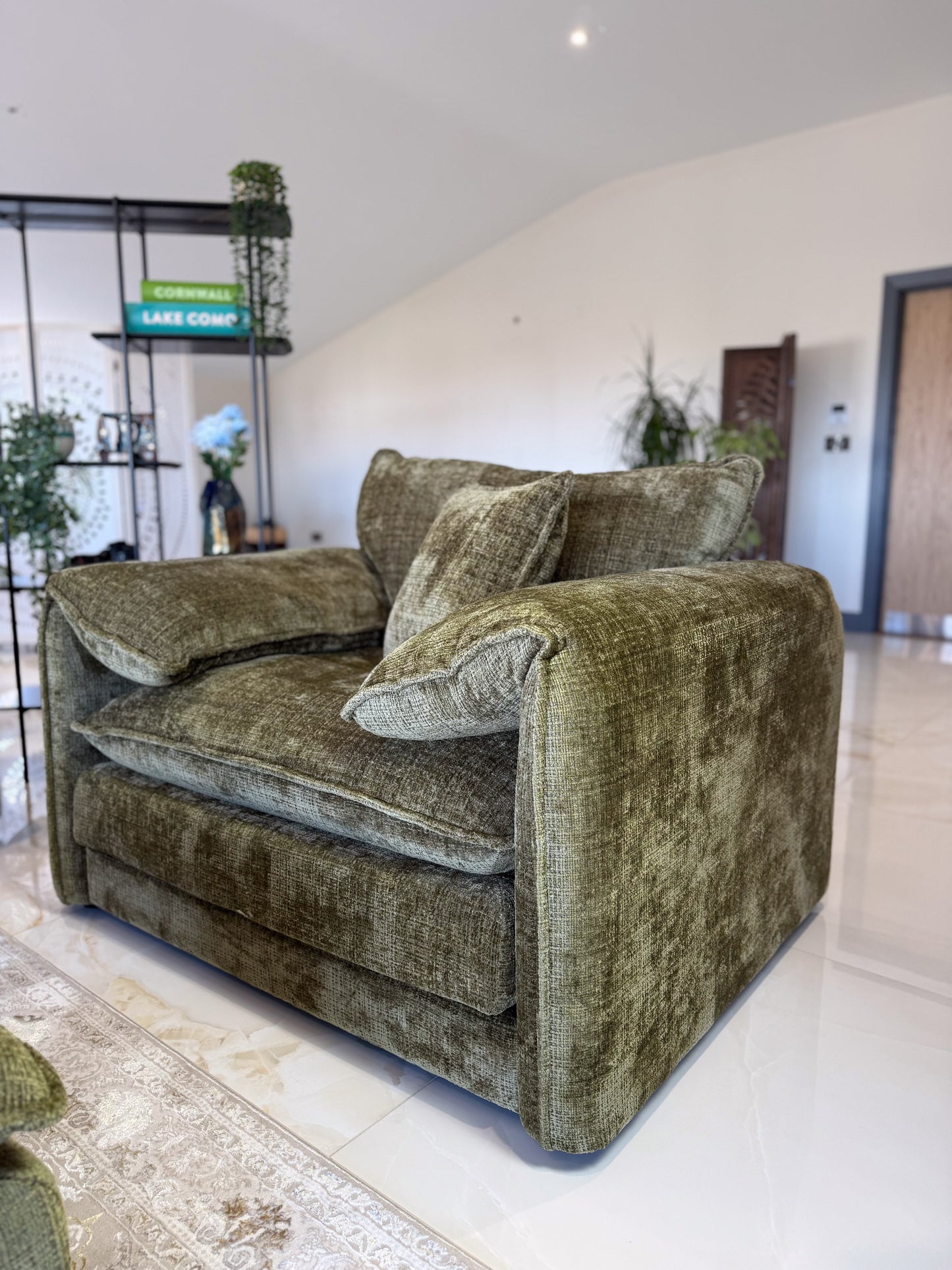 Astoria Sofa Green Armchair