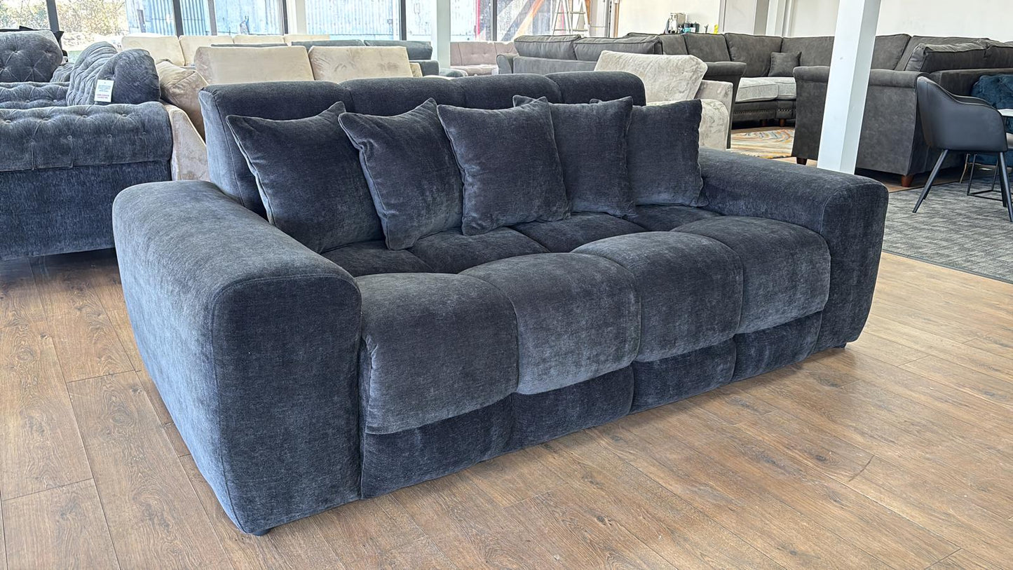 Jacob Sofa 3 Seater Black
