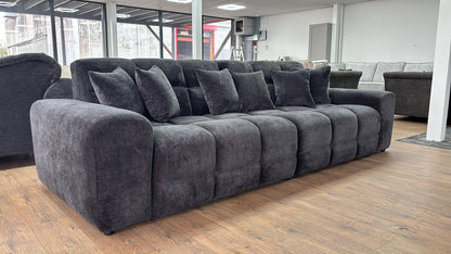 Camden 4 Seater Sofa - Black