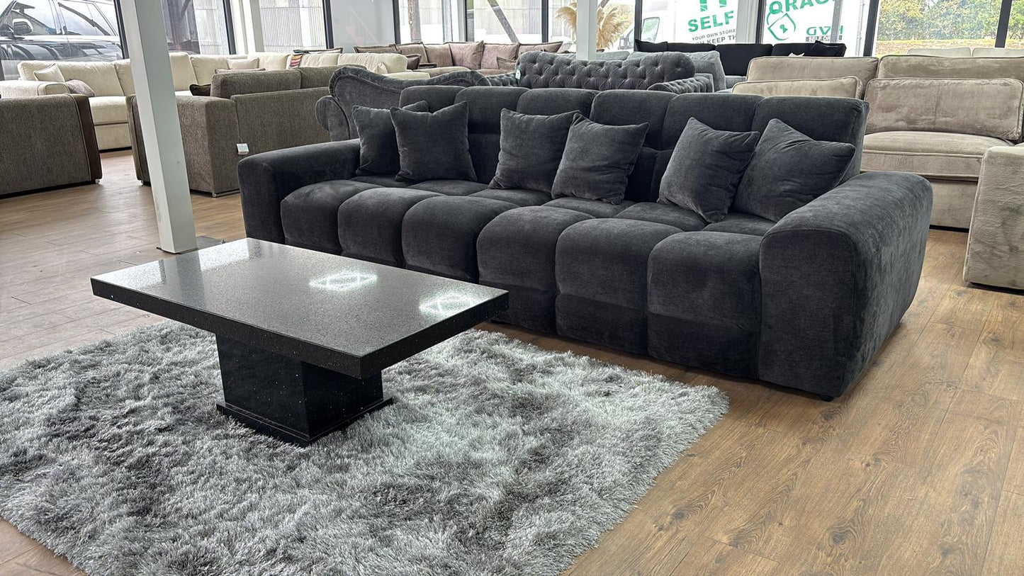 Camden 4 Seater Sofa - Black