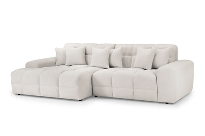 Jacob L-Shape Sofa - Left Hand Facing - 2 Colours