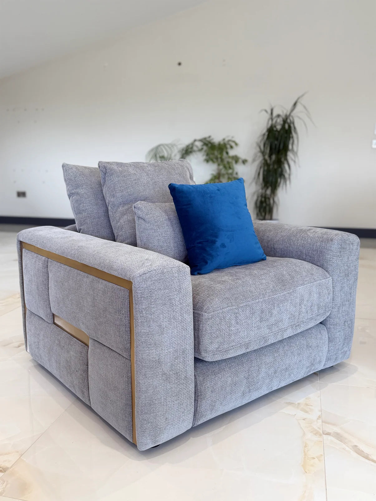 Sofia Grey 2 Seater Sofa