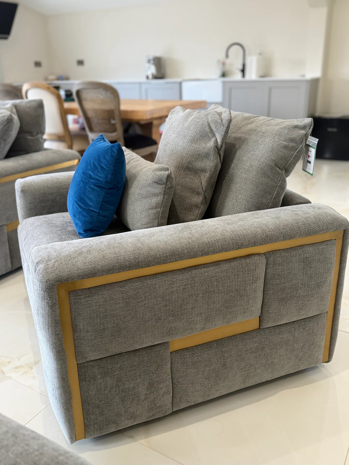 Sofia Grey Armchair