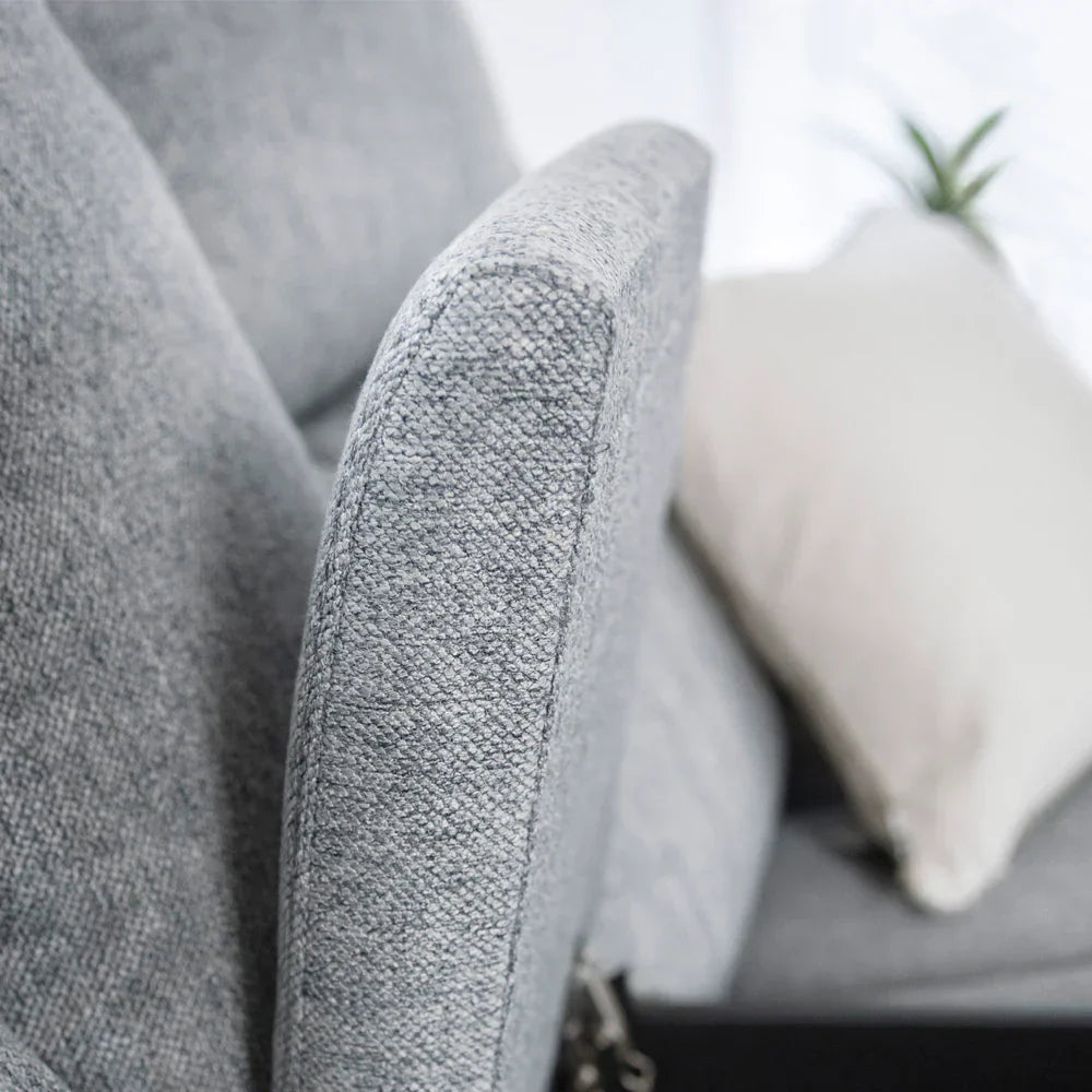 Homara Recliner Sofa Grey 2 Seater