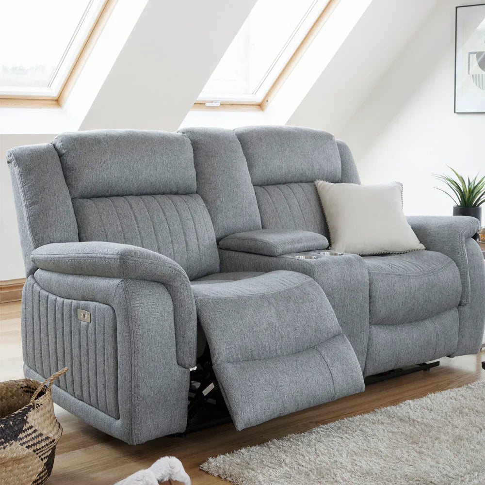 Homara Recliner Sofa Grey 3+2 Set