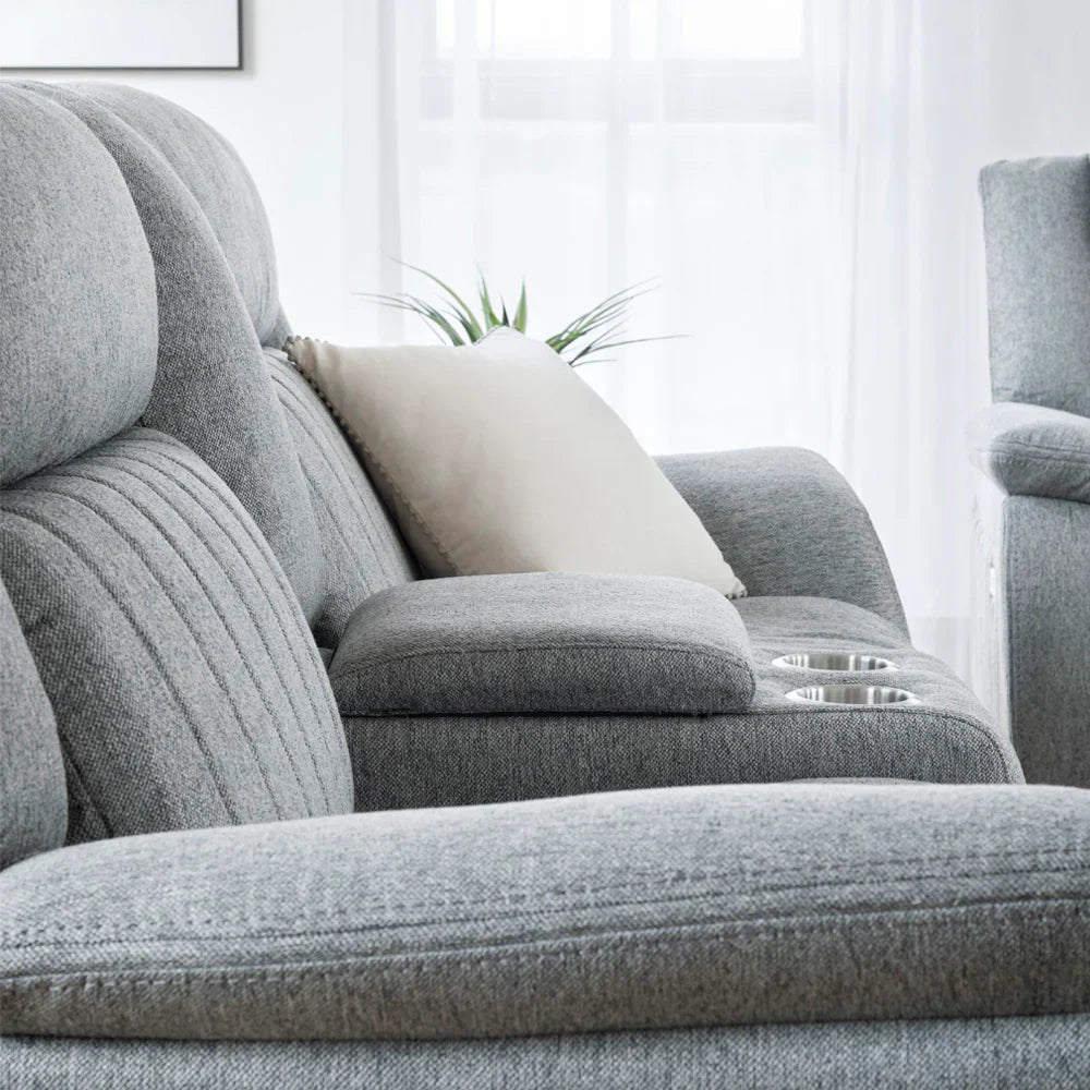 Homara Recliner Sofa Grey 3+2 Set