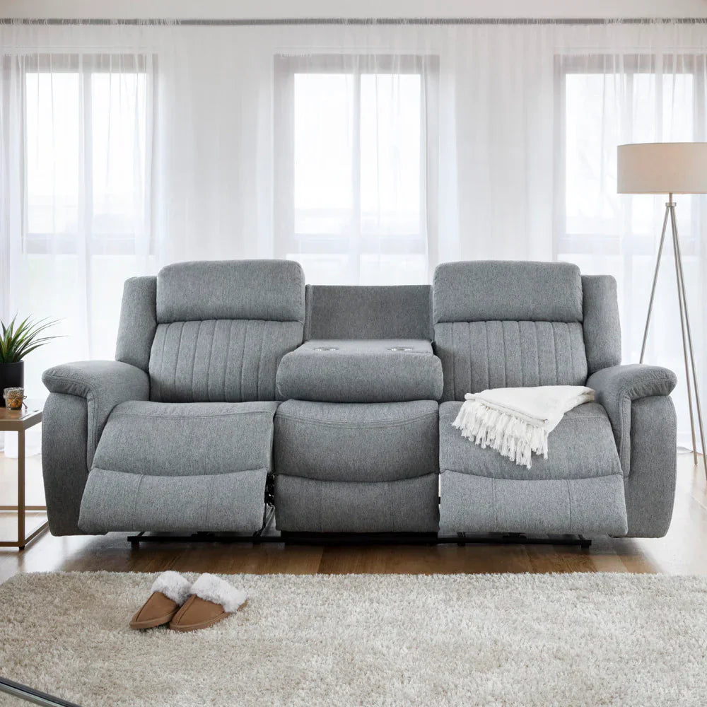 Homara Recliner Sofa Grey 3+2 Set
