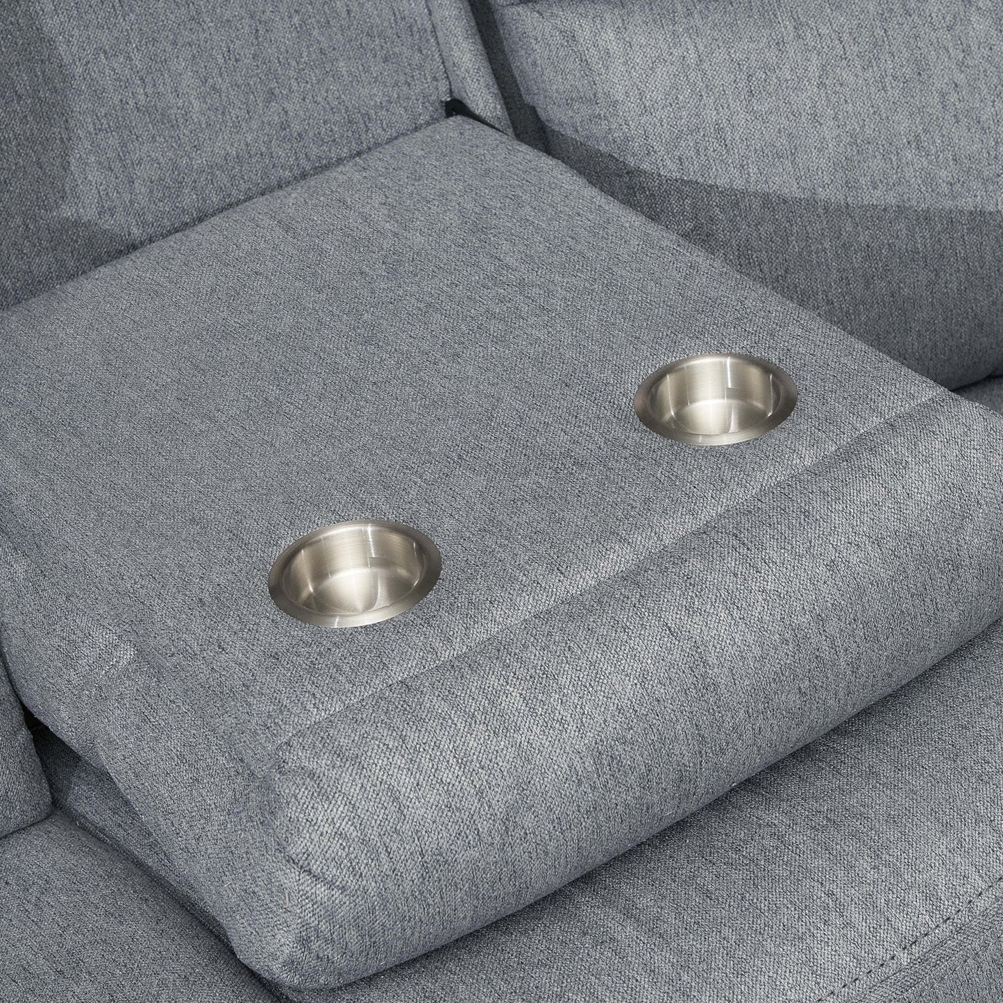 Homara Recliner Sofa Grey 3+2 Set