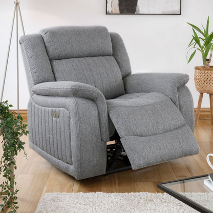 Homara Recliner Sofa Grey Armchair