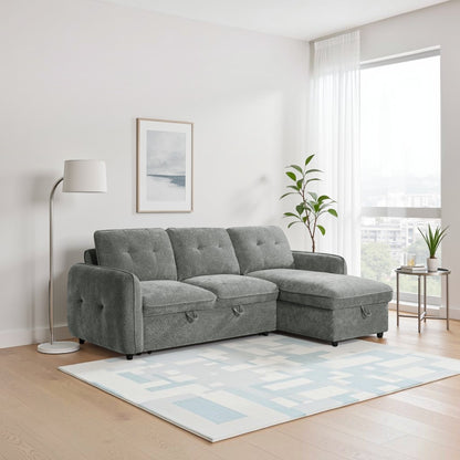 Grayson Sofabed Grey Universal Corner