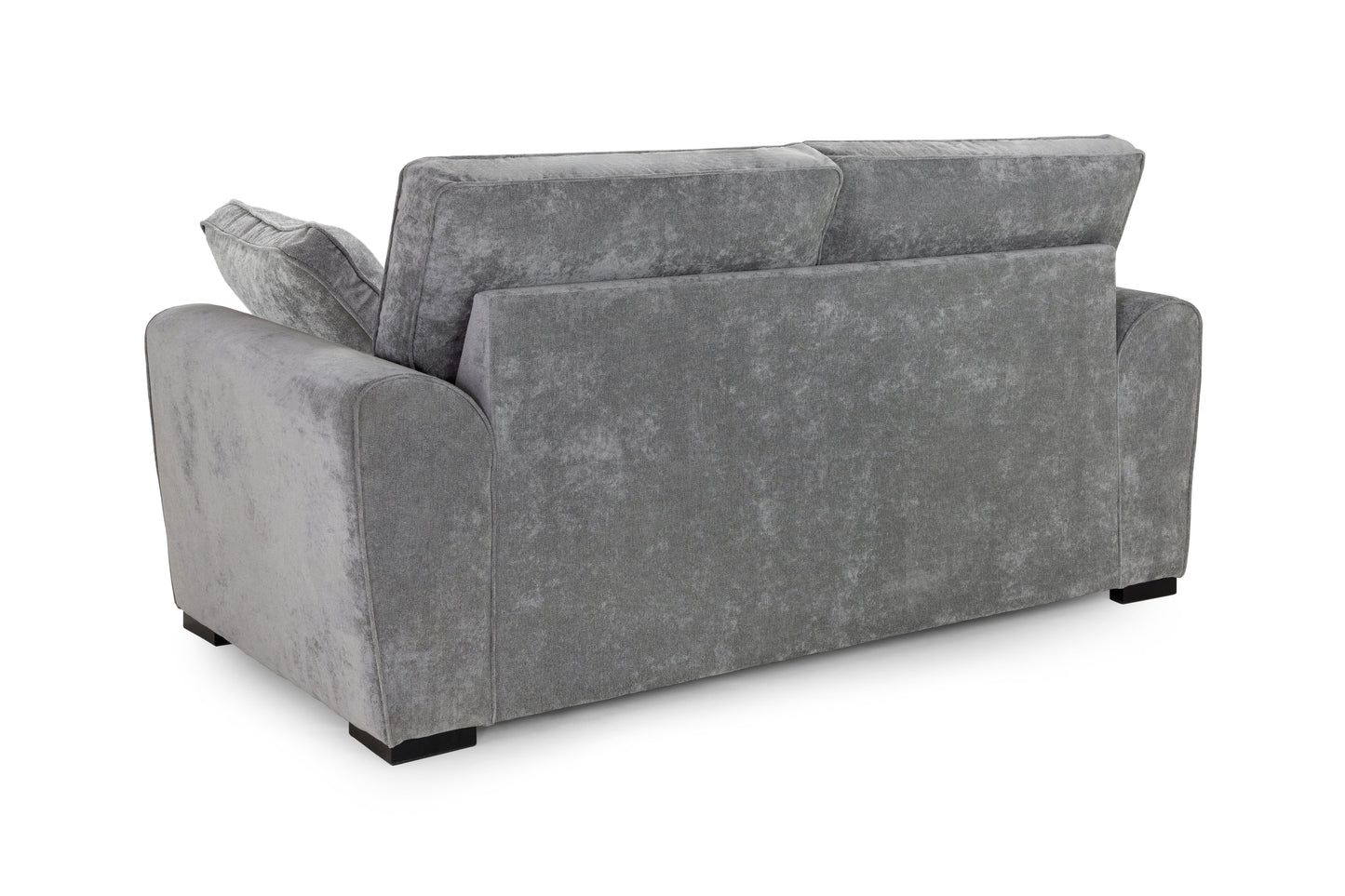 Poppy Grey Fabric 3 Seater Sofa