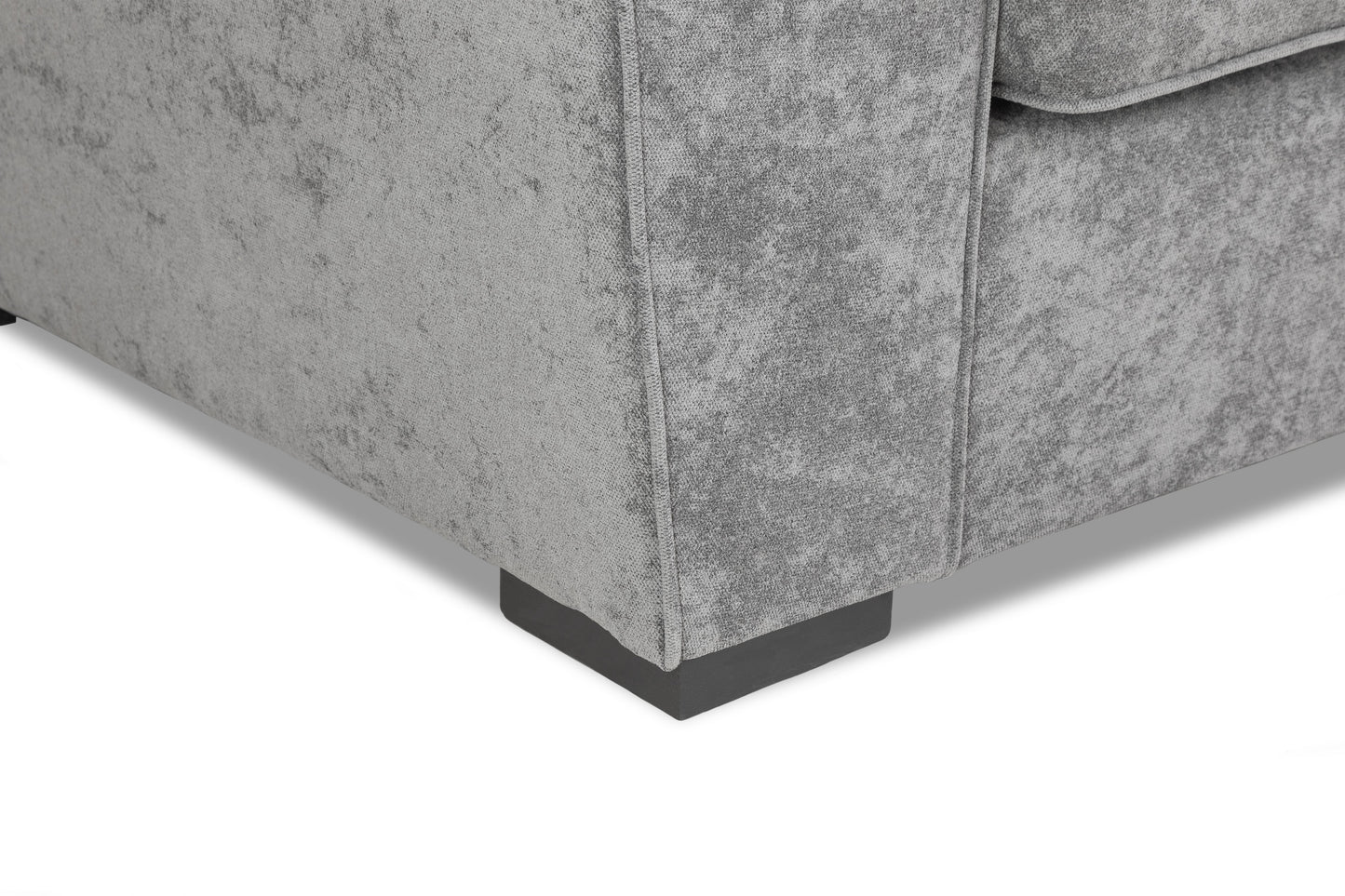 Poppy Grey Fabric 2 Seater Sofa