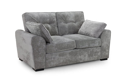 Poppy Grey Fabric 2 Seater Sofa