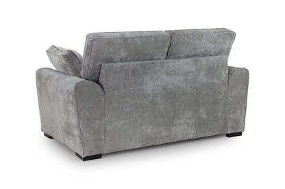 Poppy Grey Fabric 2 Seater Sofa