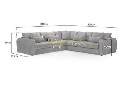 Large MIRABEL Corner Sofa