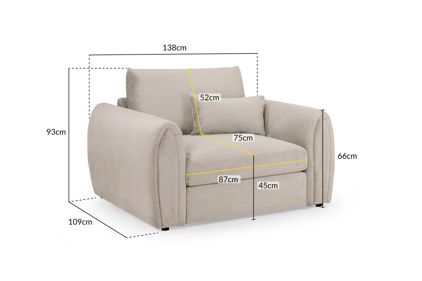 MIRABEL Corner Sofa - Left Hand Facing