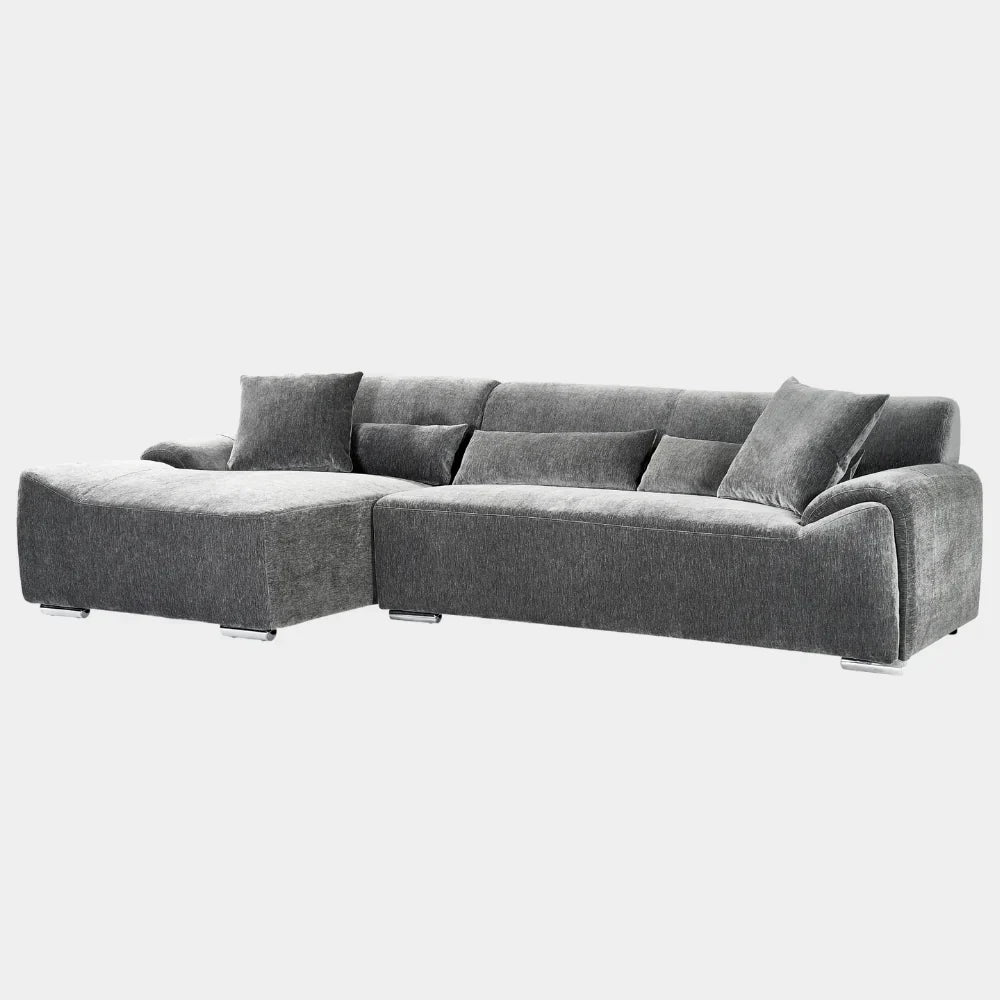 Modena Sofa Charcoal Left Hand Corner