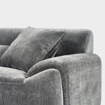 Modena Sofa Charcoal Left Hand Corner