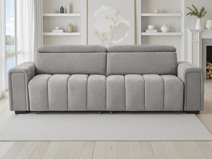 Rachel Electric Sofabed Grey 3 Seater