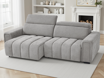 Rachel Electric Sofabed Grey 3 Seater