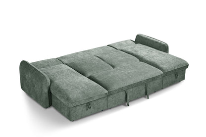 Grayson Sofabed Green U Shape Corner