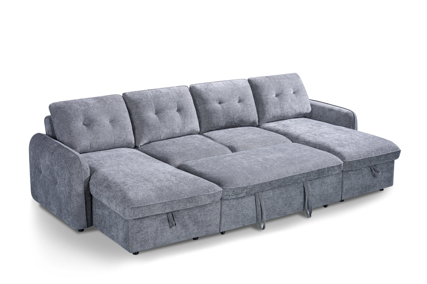 Grayson Sofabed Grey U Shape Corner