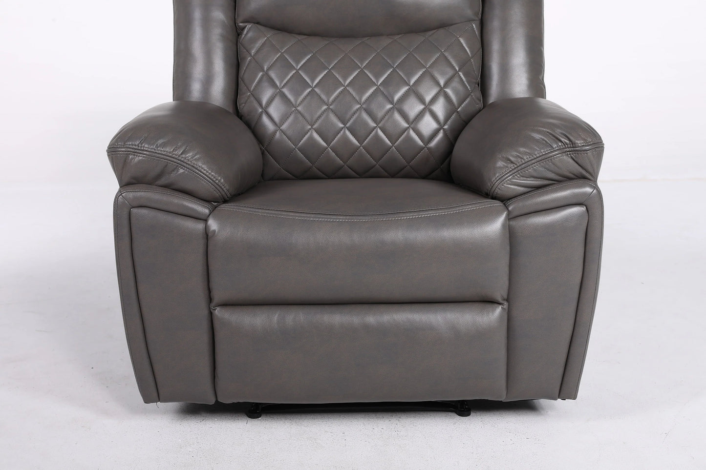 Tilly Grey Recliner Leather Armchair Sofa